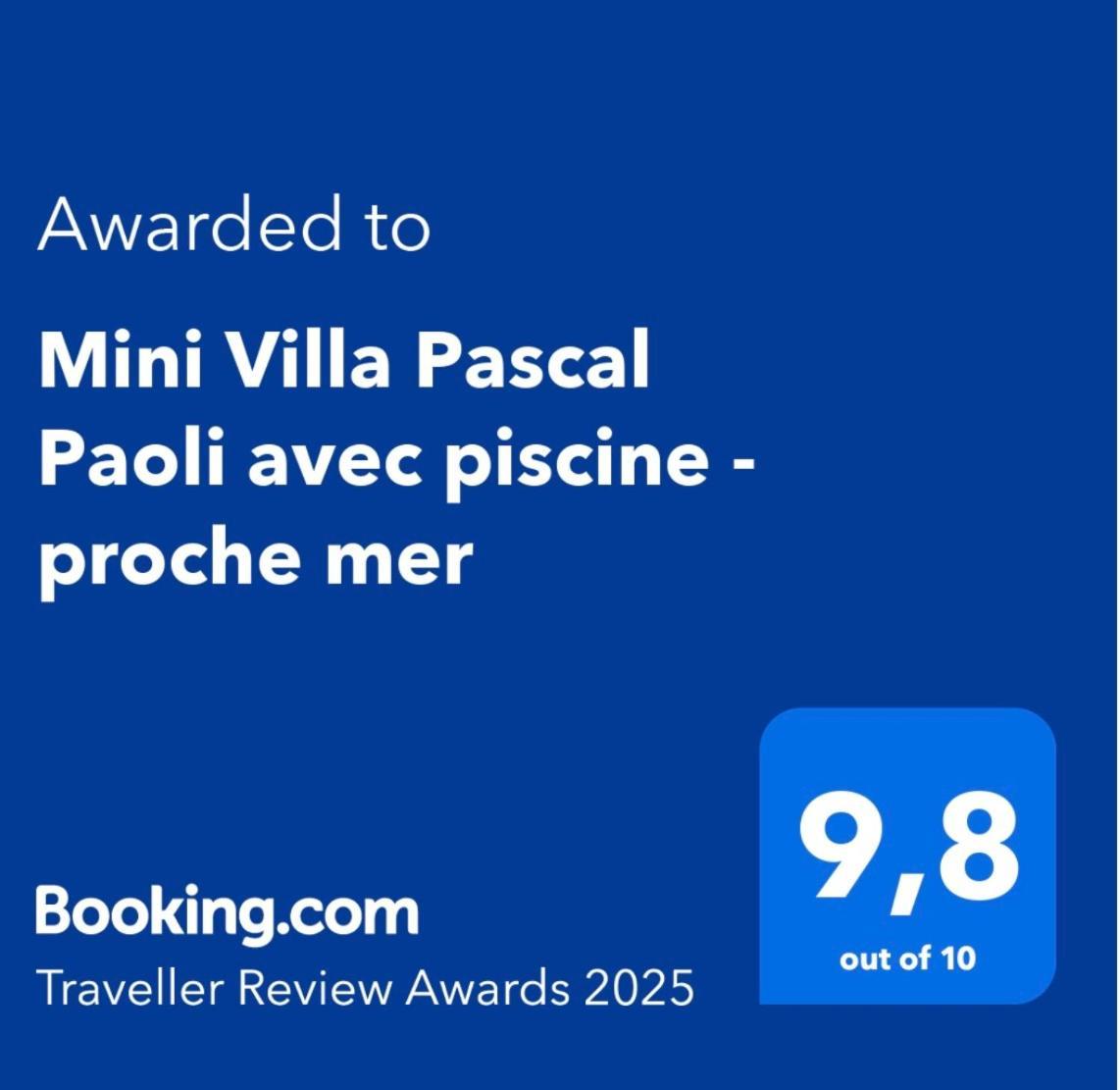 Mini Villa Pascal Paoli Avec Piscine - Proche Mer Prunelli-di-Fiumorbo Exterior photo